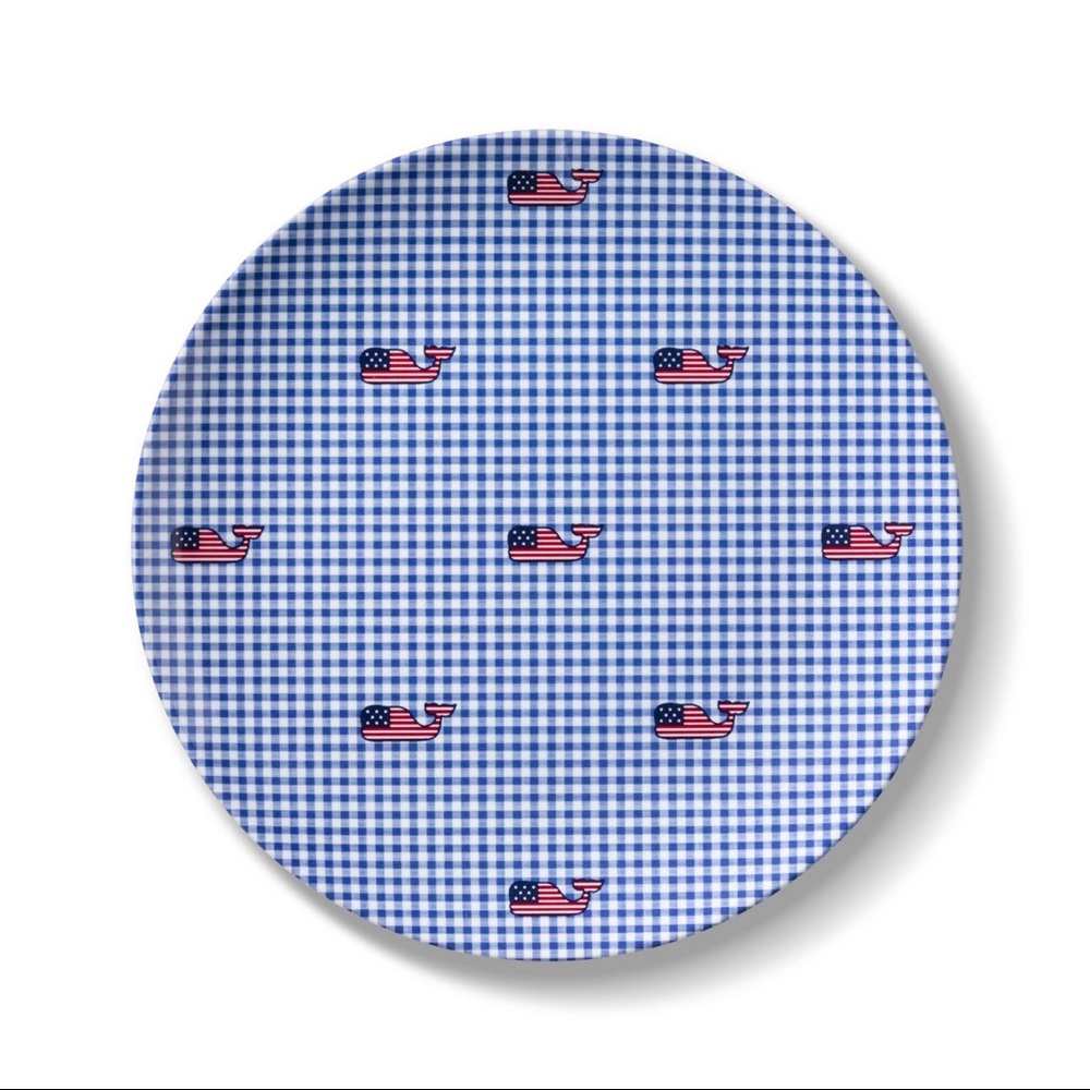 NWT Vinyard Vines for Target Flag Salad Plates (4)